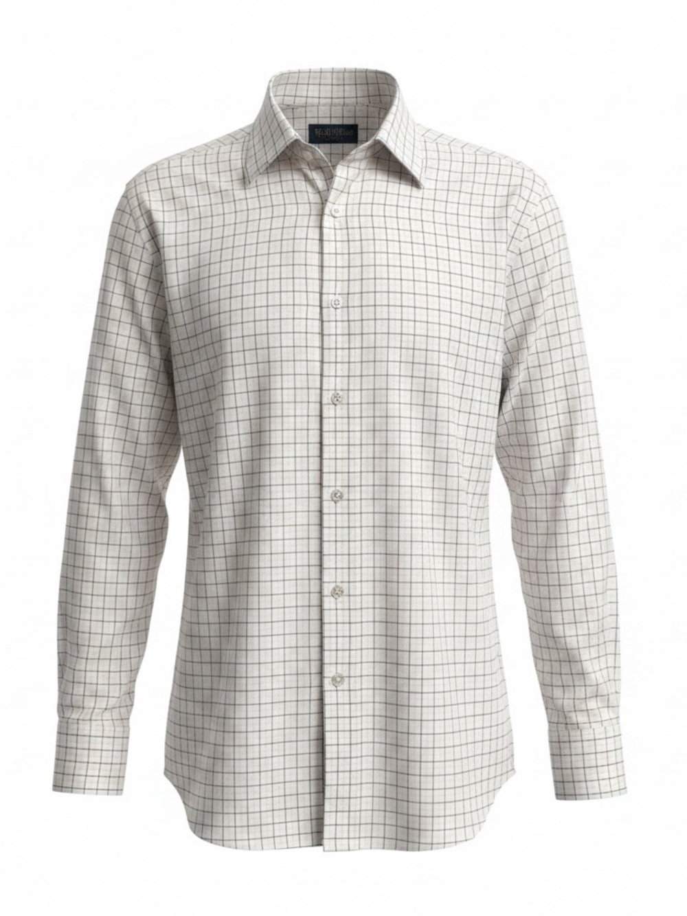 Charles Tyrwhitt Jermyn Street London XL Check Button Front Dress Shirt